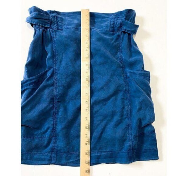 New with tag Anthropologie Blue Mini Skirt - Picture 11 of 11